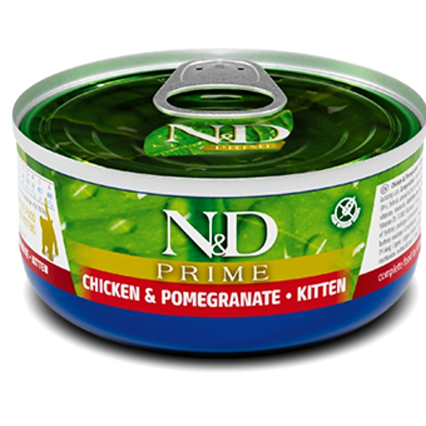 Farmina N&D Prime Chicken & Pomegranate Kitten Wet Food 70G