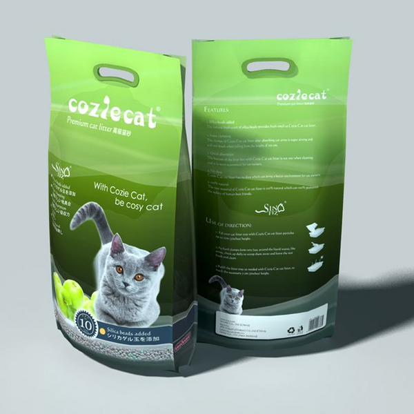 Cozie Cat Water Absorption Strong Apple Flavour 4pcs 10 Litr