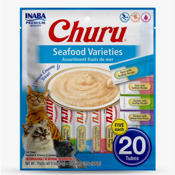 Churu Seafood Varieties (14g) x 20 Tubes