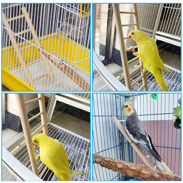 Bird Wood Ladder Perch Toy - Small