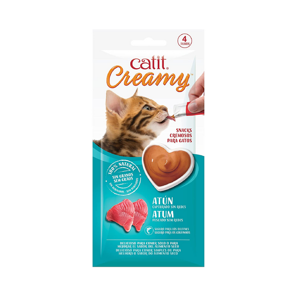 Catit Creamy Tuna For Cat Treat Food
