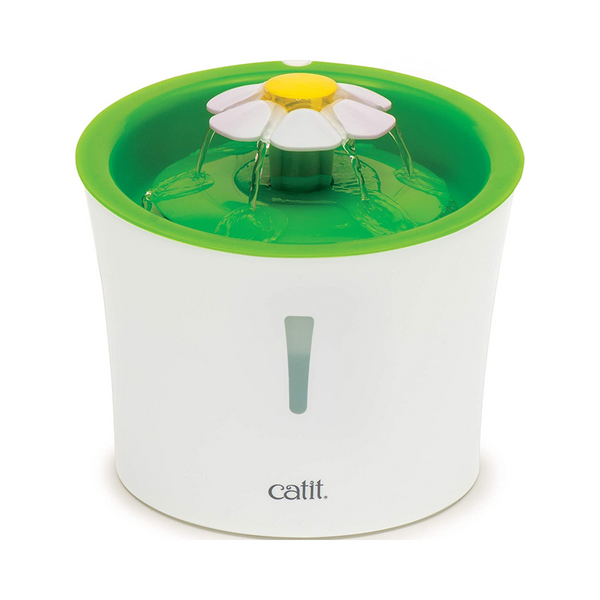Catit Flower Drinking Fountain With Led For Cats 3L