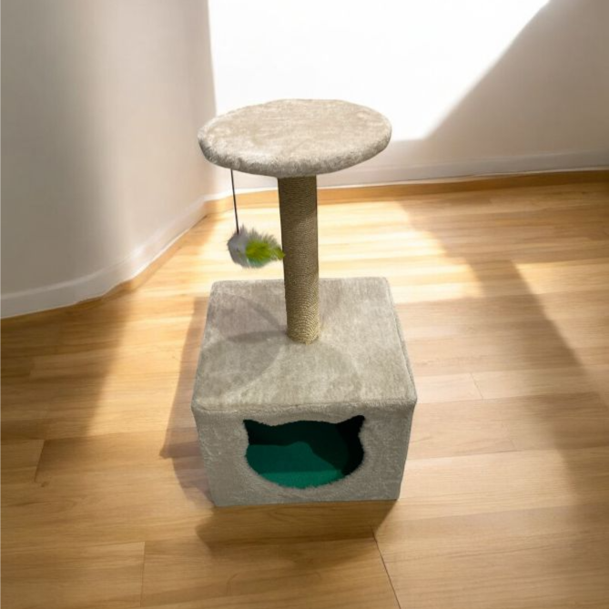 Cat Tree Cat Climbing Activity Mix Color 35*35*63 Cm