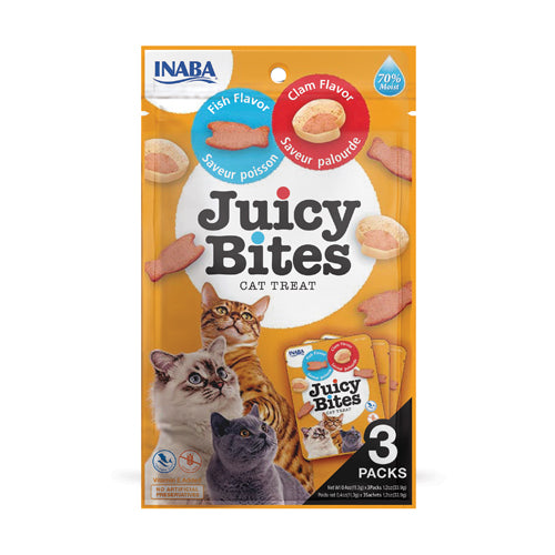 Juicy Bites Fish & Clam Flavor [1 Pkt(3 Pack )