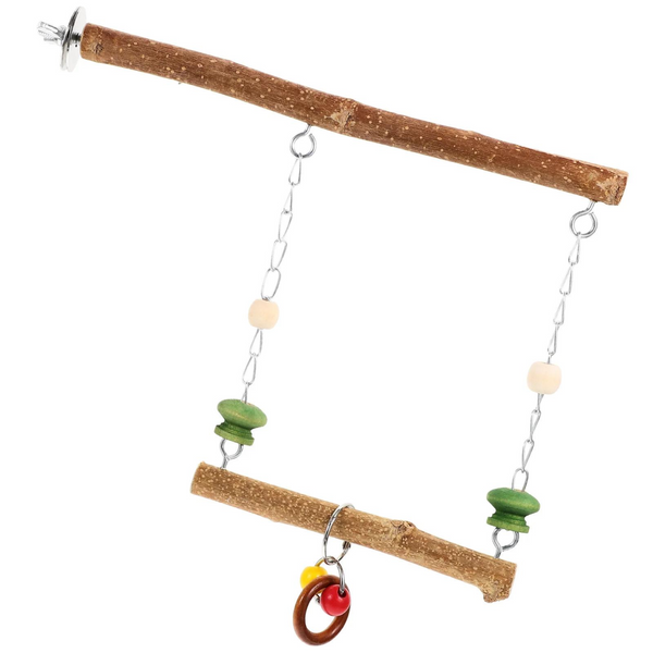 Parrot Toys Hanging Swing Budgie Cockatiels Lovebirds