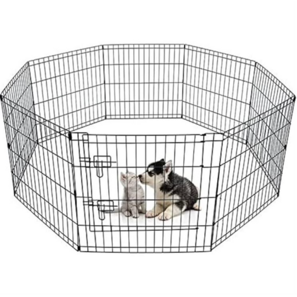 Fence for cats and dogs 8pcs size 92*61 cm
