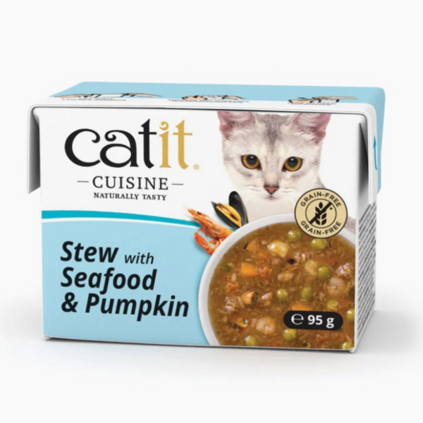 Catit Cuisine Seafood Stew with Pumpkin, 95g