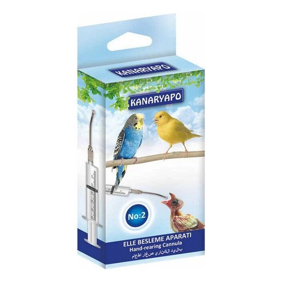 Bird Feeding Syringe Gavage Medication Cannula 5ml (No:2)