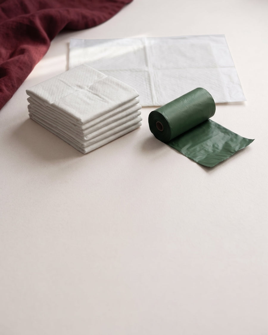 Pads & poop bags
