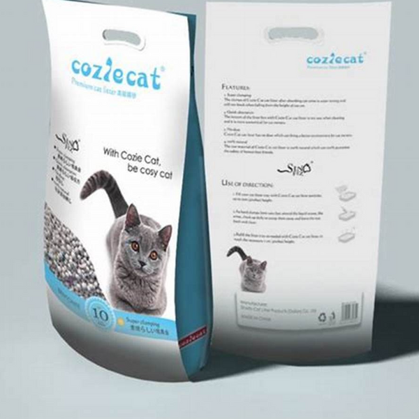 cozie cat premiun cat litter with cosy cat bentonite flavour 3pcs 10 ltr