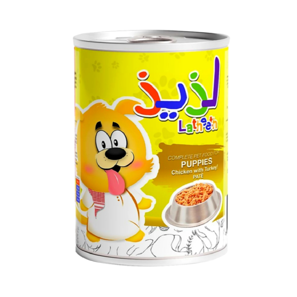 Latheeth Chicken & Turkey Pate Puppy Wet Food 24Pcs 405g