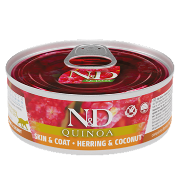 Farmina N&D Skin & Coat Herring Coconut Cat Wet Food 80G