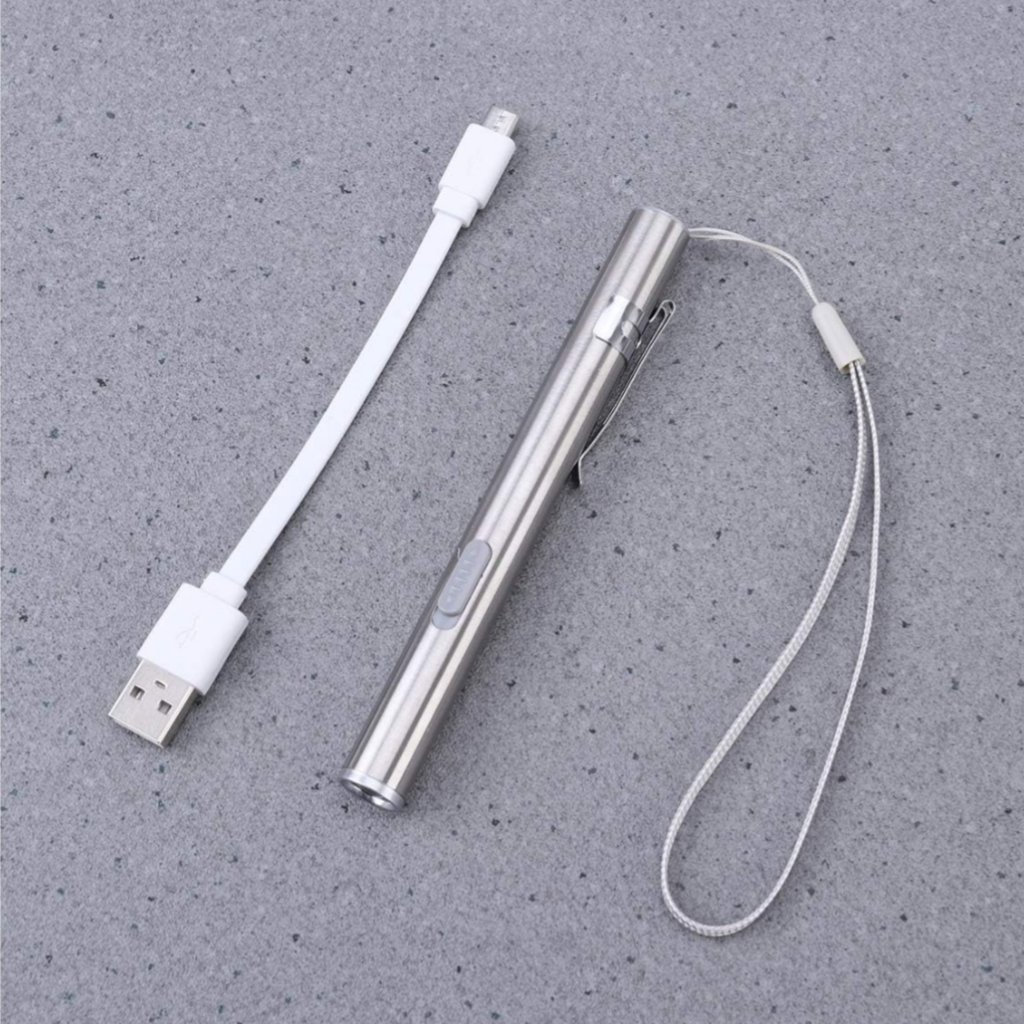 Light Led Torch Pen Lights Stainless Steel Torch Rechargeable Mini Torch For