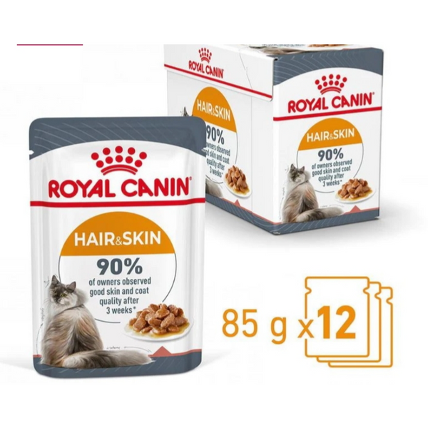 Feline Care Nutrition Hair & Skin Gravy (Wet Food - Pouches) 12X85G