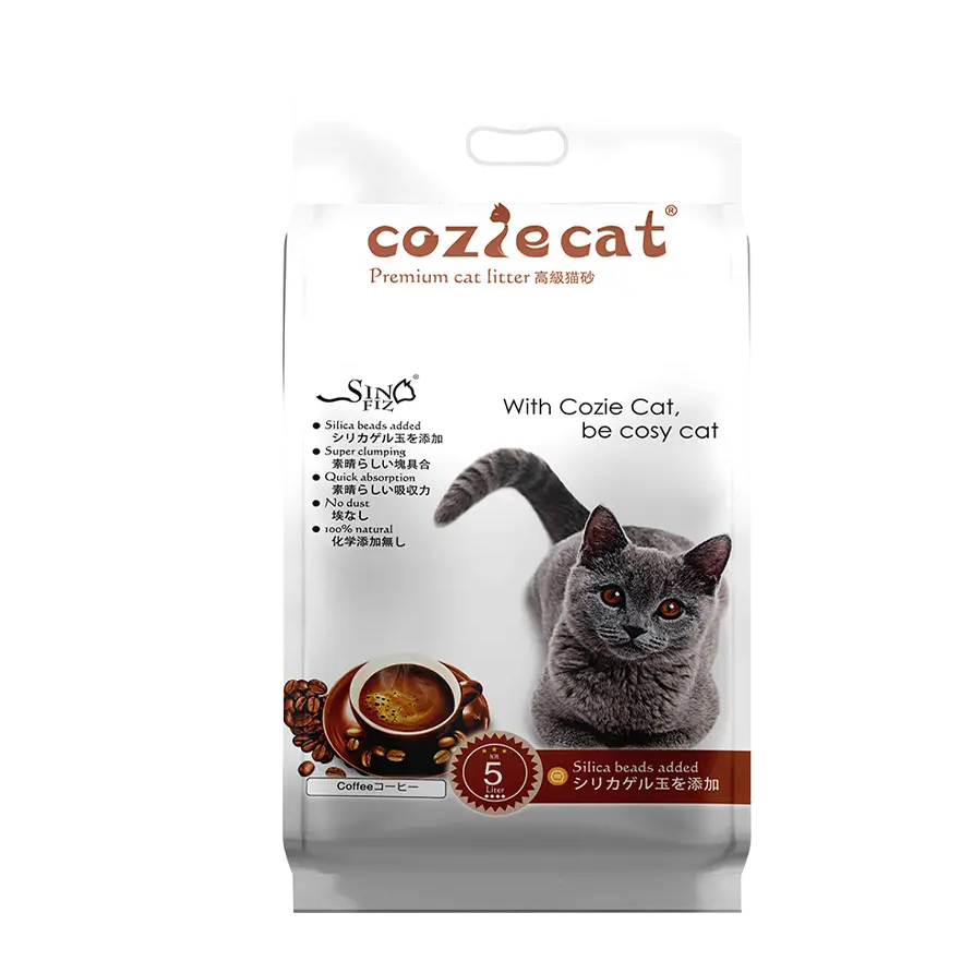 Cozie Cat Water Absorption Strong Coffee Scent 4pcs 10 Litr