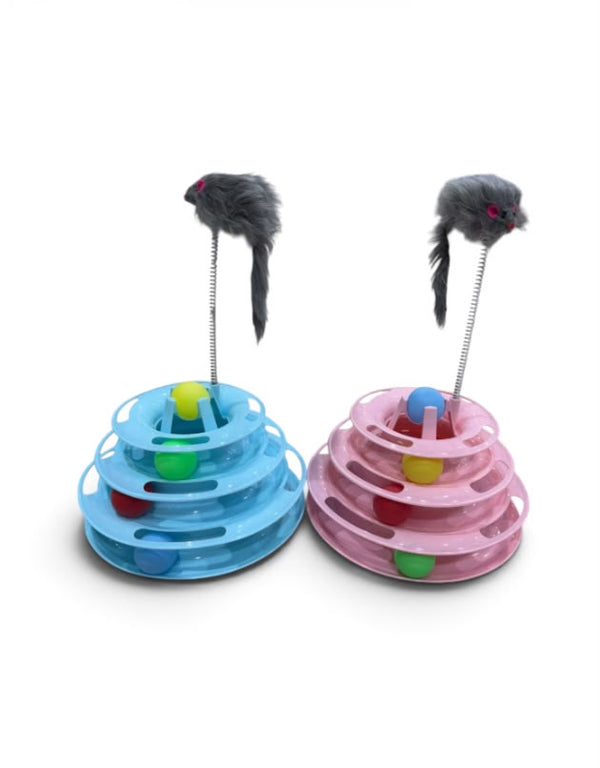 Cat Toy Roller 3 - Level Turntable Cat Toy 1pcs
