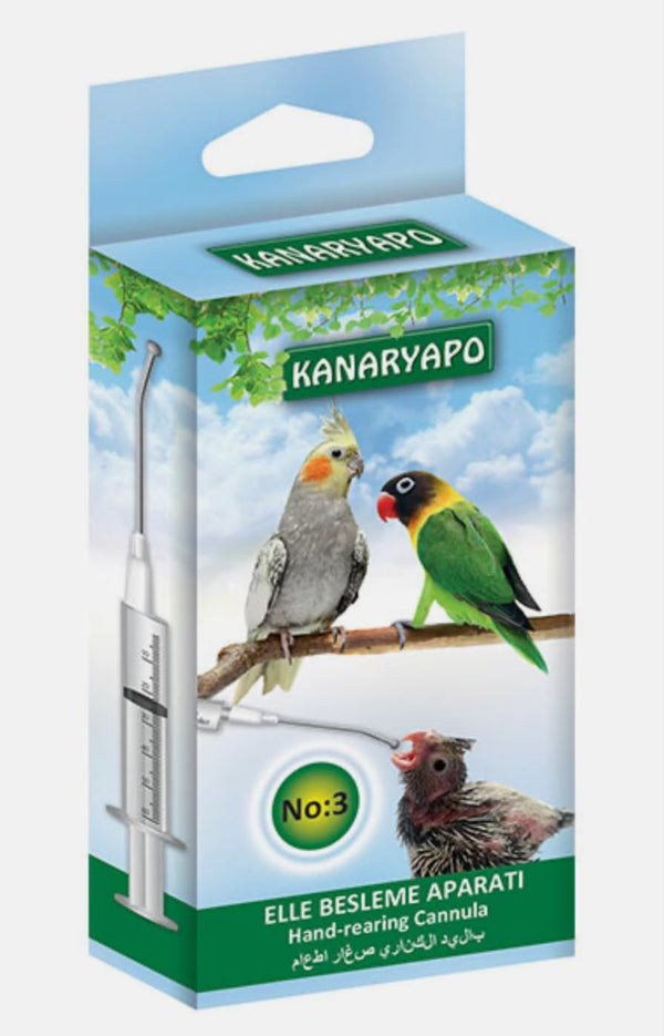 Bird Feeding Syringe Gavage Medication Cannula 5ml (No:3)