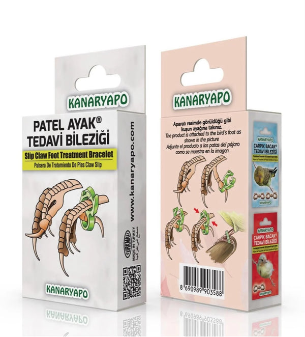 Kanaryapo Slip Claw Foot Treatment Bracelet 10pcs