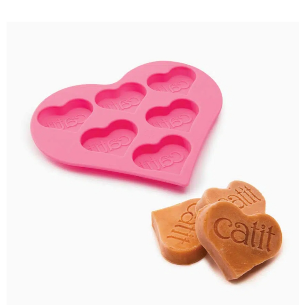 Catit Heart-Shaped Silicone Ice Tray