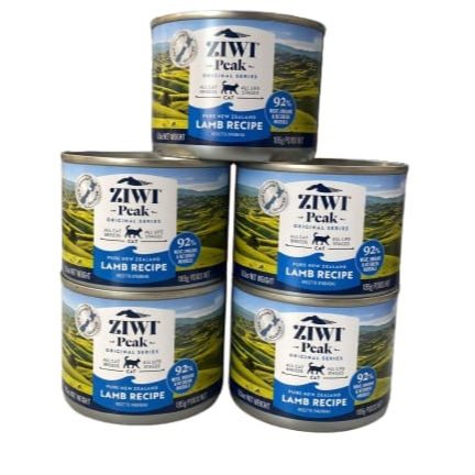 Ziwi Peak Canned Cat Food Lamb Recipe 5pcs 185g