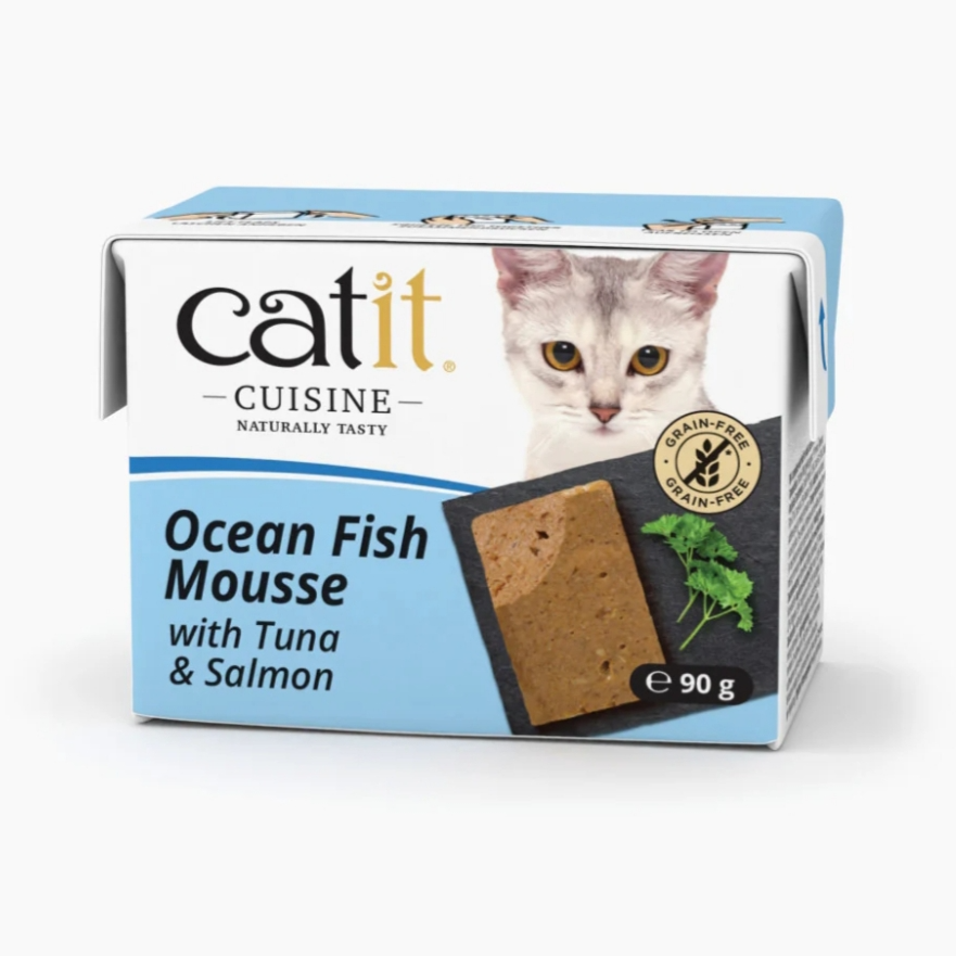 Catit Cuisine Ocean Fish Mousse with Tuna & Salmon, 90g