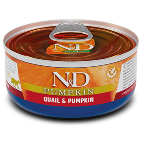 Farmina n&d quail & pumpkin & Adult Cat Wet Food 70g