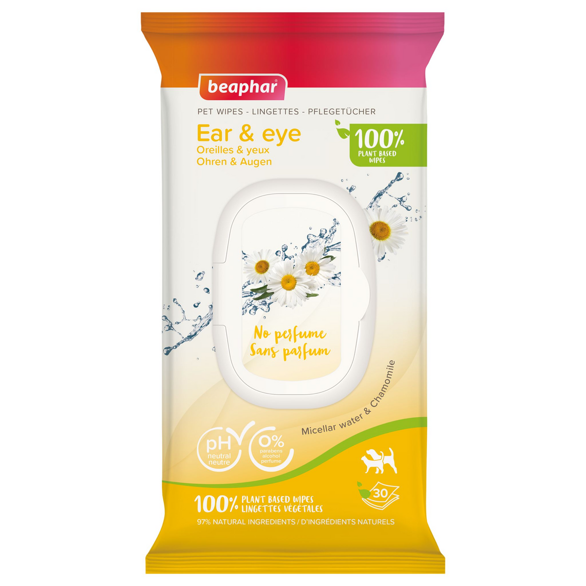 beaphar Pet Wipes Ear & Eye (30 Wipes