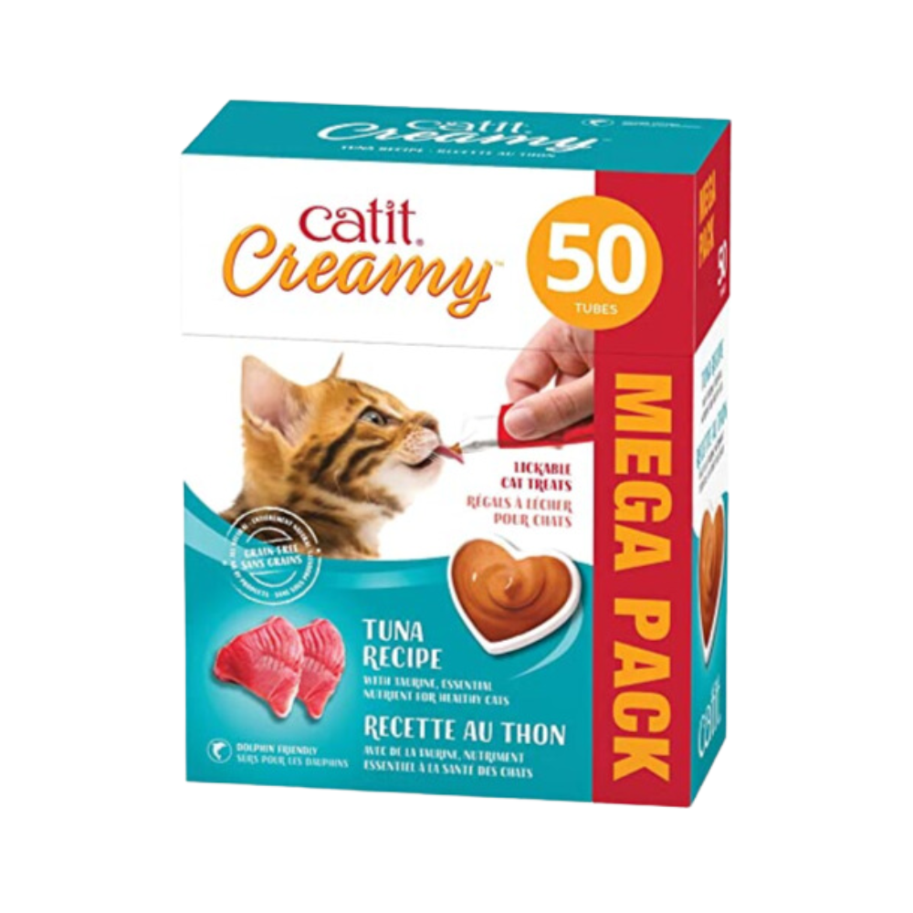 Catit Creamy Tuna Cat Treat Food 50Pcs