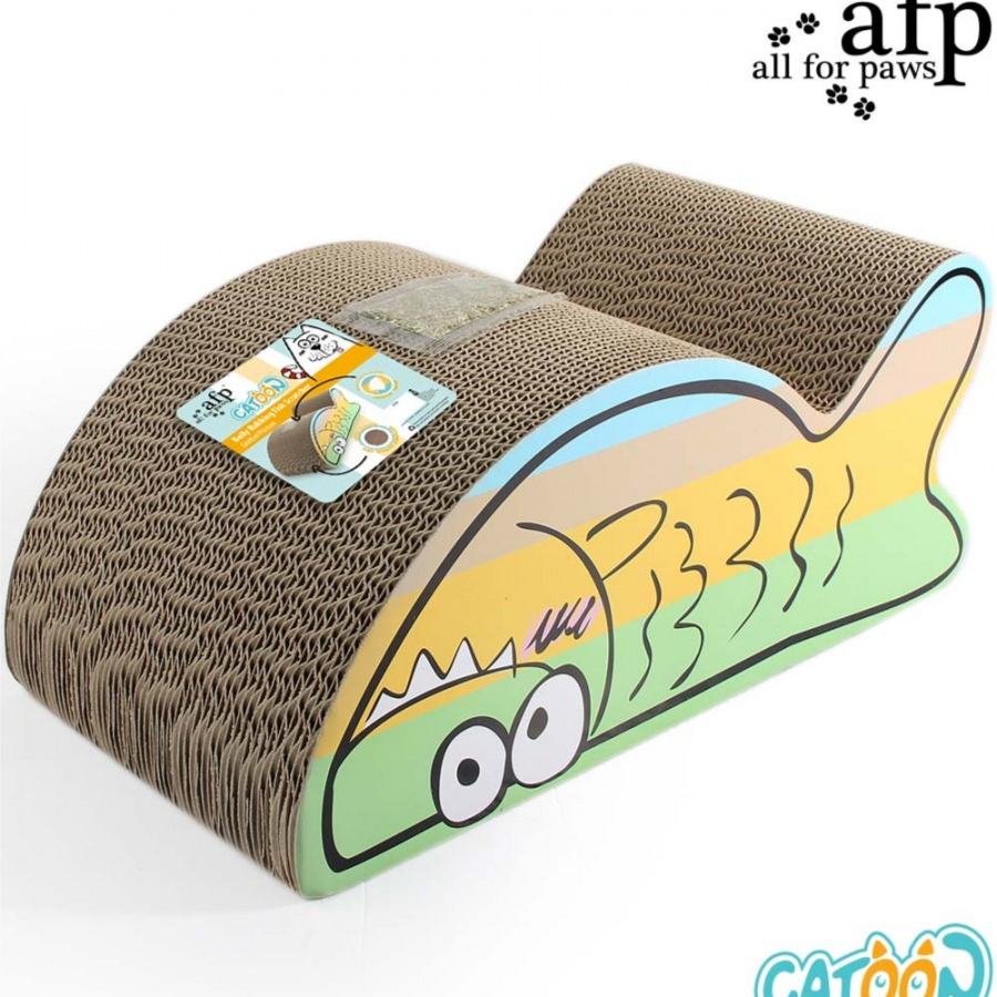 Afp All For Paws Belly Rubbing Fish Scratcher