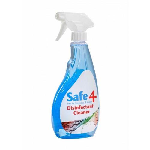 Safe4 Disinfectant Pre-diluted spray 1:10 dilution, Mint Scent, 500ml