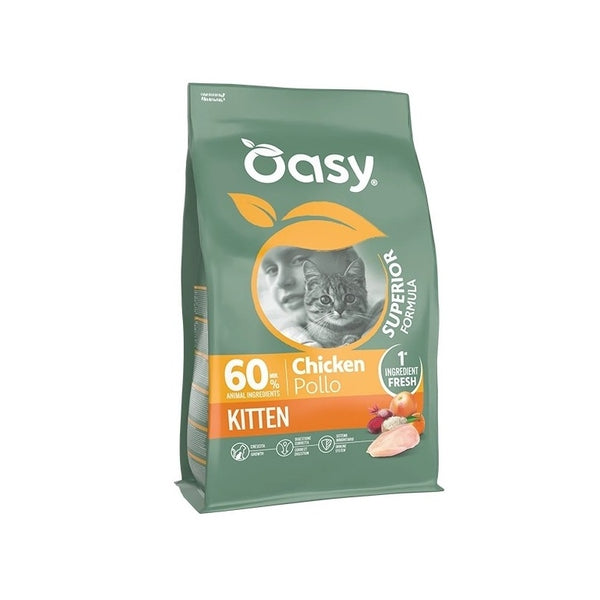 Oasy superior formula Kitten Chicken Dry Cat Food 1.5 kg